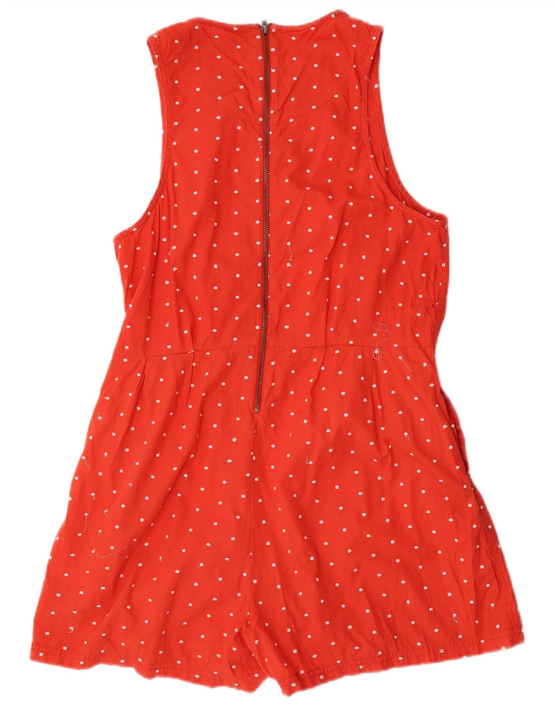 Macacão feminino sem mangas Superdry UK 14 médio vermelho manchado