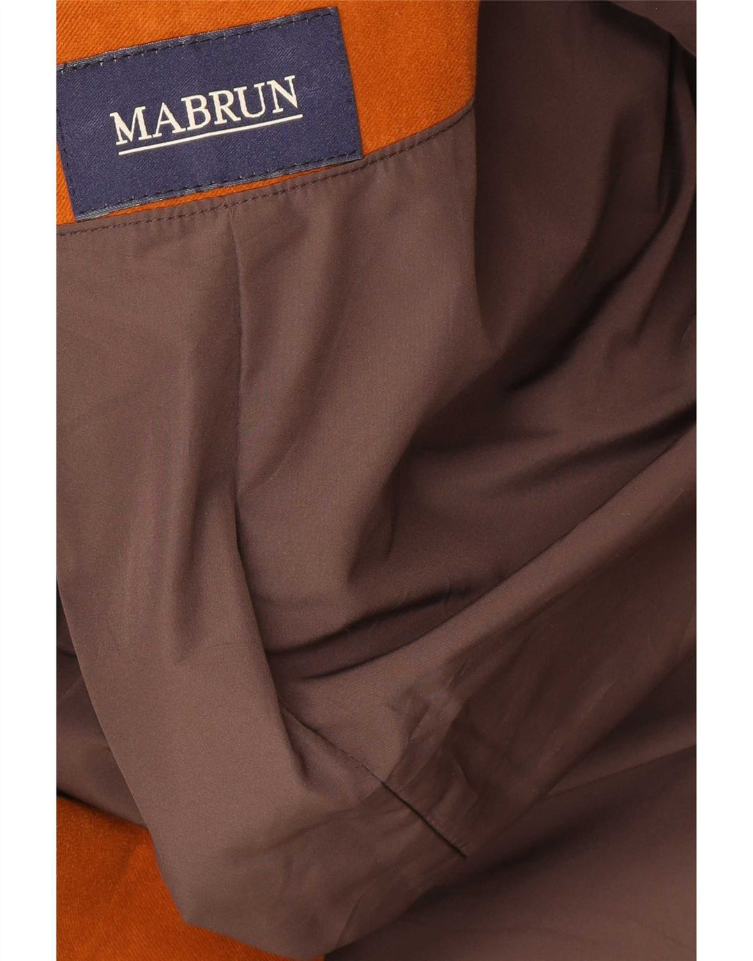Jaqueta utilitária masculina Mabrun IT 48 algodão marrom médio