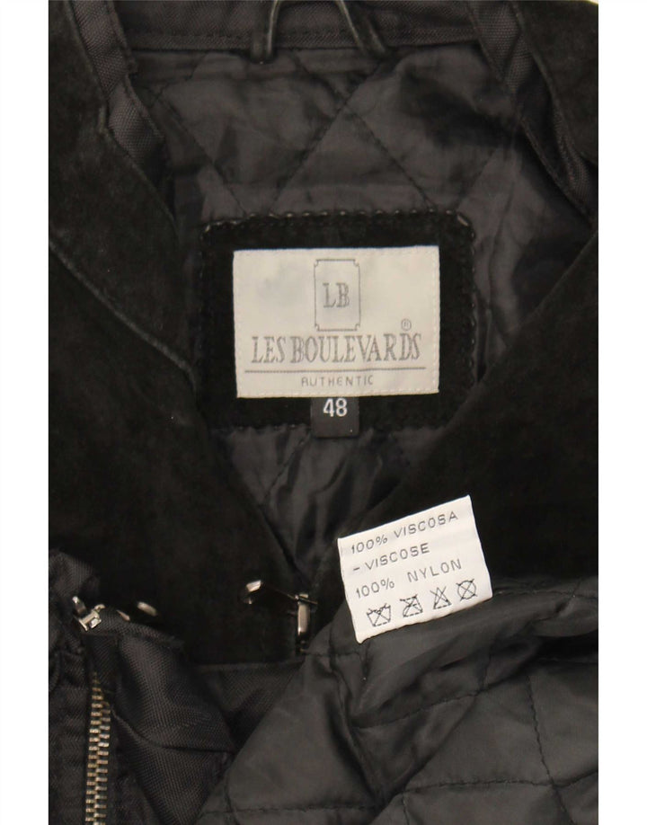 Jaqueta Les Boulevards Graphic Racer Feminina IT 48 XL Preto Colorblock