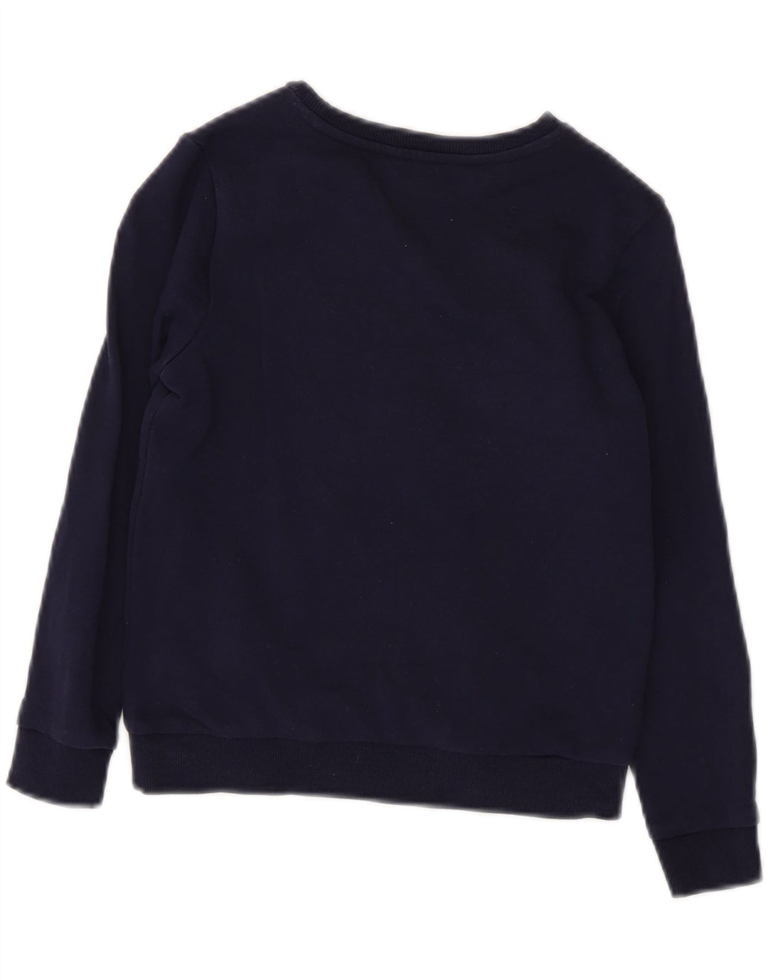 Suéter gráfico feminino GUESS 7-8 anos azul marinho algodão