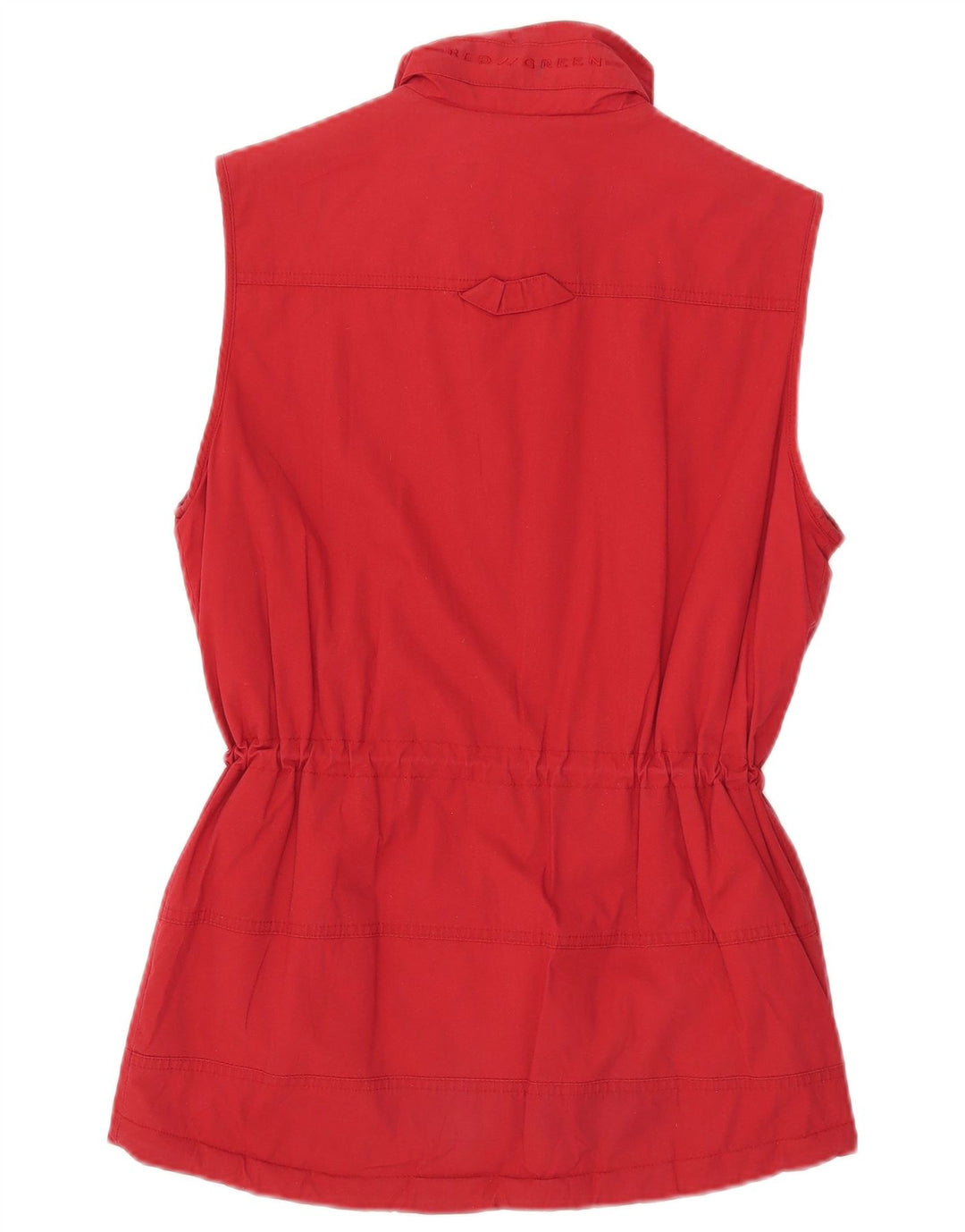 Colete feminino vintage UK 10 pequeno vermelho
