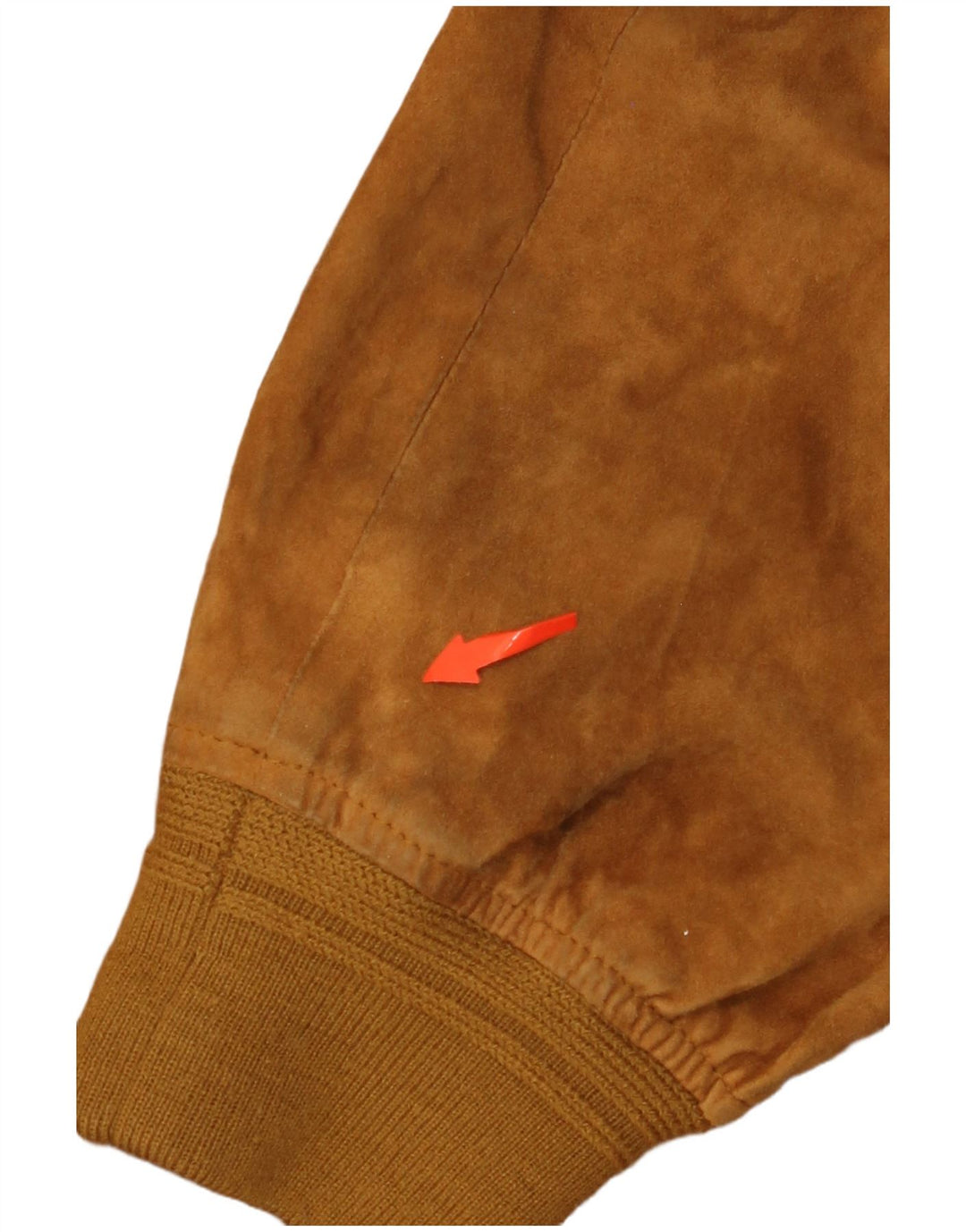 Jaqueta bomber masculina VINTAGE de camurça IT 50 grande couro marrom