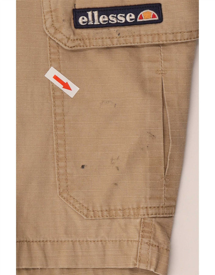 Shorts cargo masculino Ellesse grande W34 bege