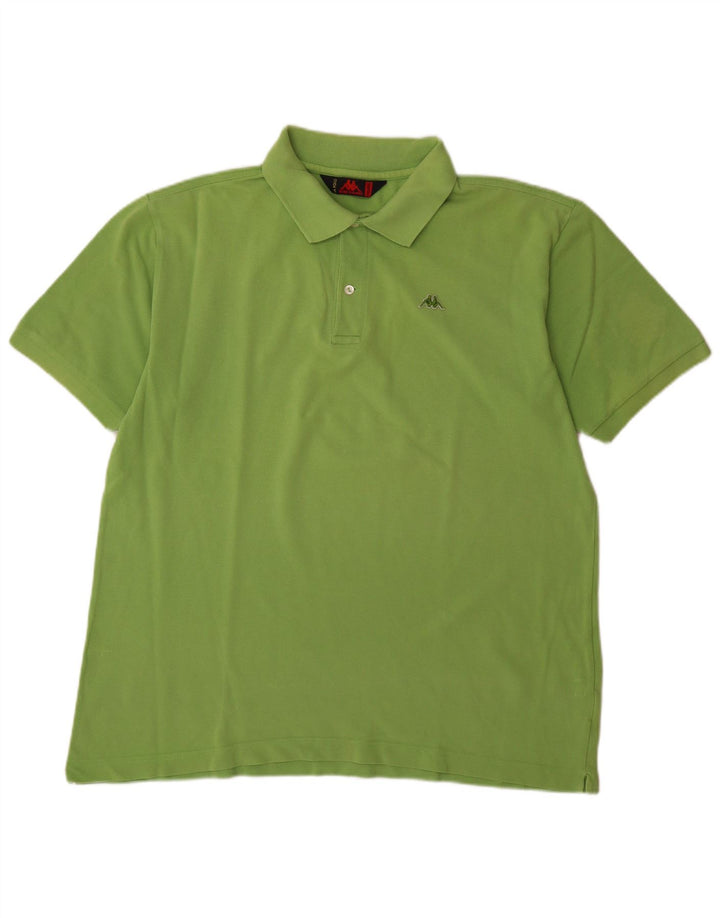 Camisa polo masculina KAPPA 2XL algodão verde