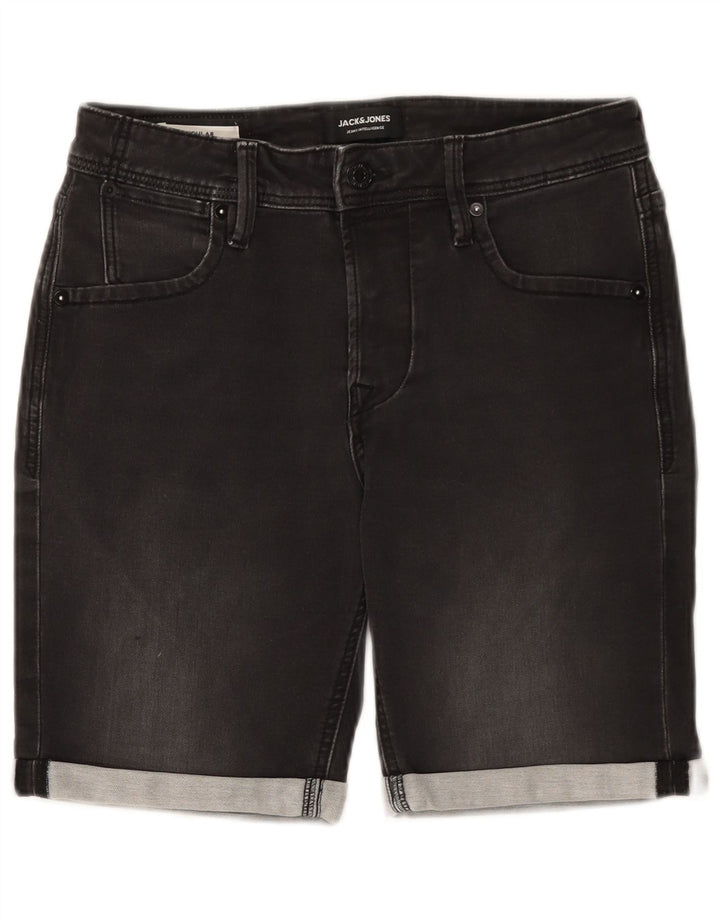 Shorts jeans masculino regular Jack & Jones XS W28 algodão cinza