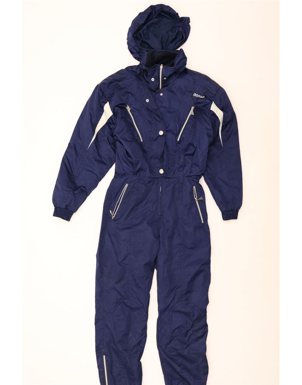 Aesse feminino agasalho completo EU 46 XL azul marinho colorblock