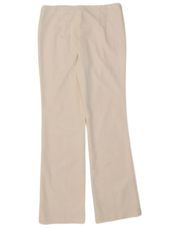 Zara Calça feminina casual bootcut XL W32 L32 branca