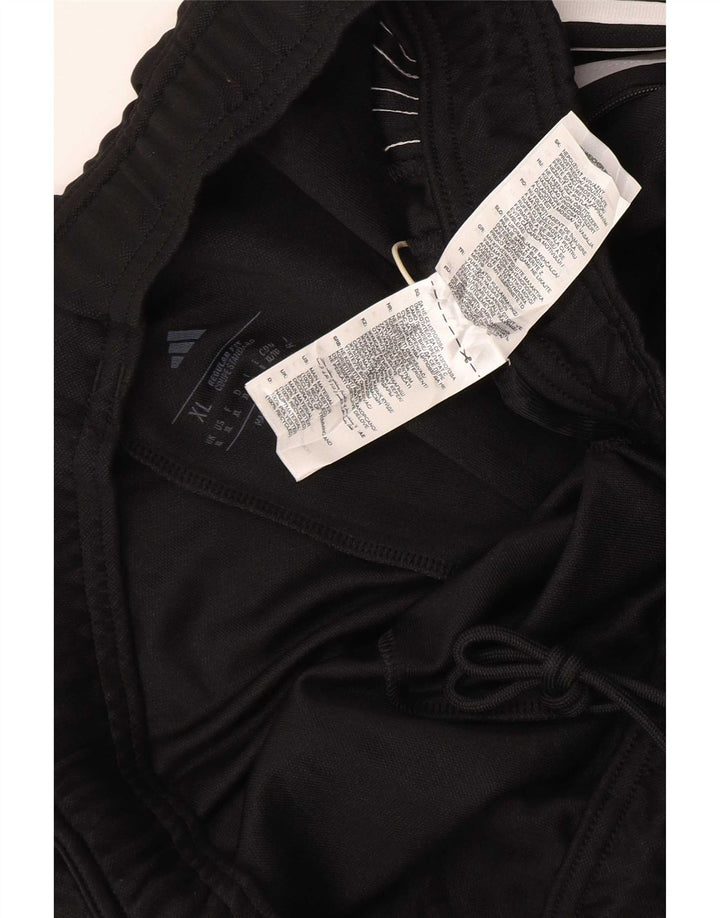 Adidas Mens Treino Calças XL Preto Poliéster Esportes
