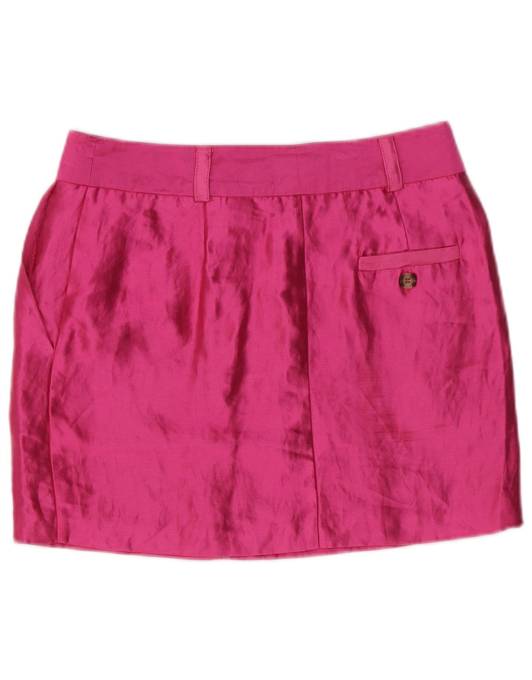 Mini saia feminina Topshop Reino Unido 10 pequena W30 rosa
