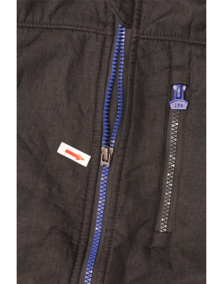Jaqueta corta-vento masculina Superdry The Windtrekker com capuz Reino Unido 38 cinza médio