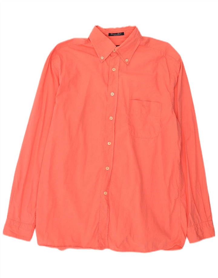 Camisa masculina Gant Regular Fit médio algodão rosa