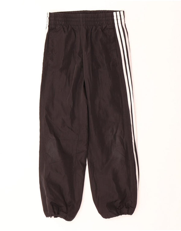 Calças de treino para meninas ADIDAS 9-10 anos preto poliéster