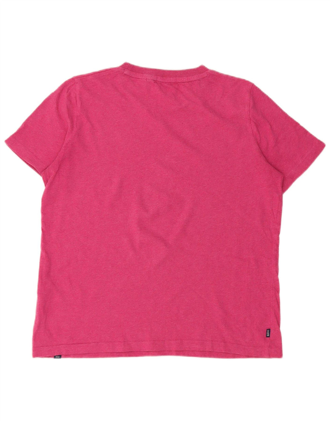 Superdry Camiseta Feminina Oversized Top UK 8 Pequeno Algodão Rosa
