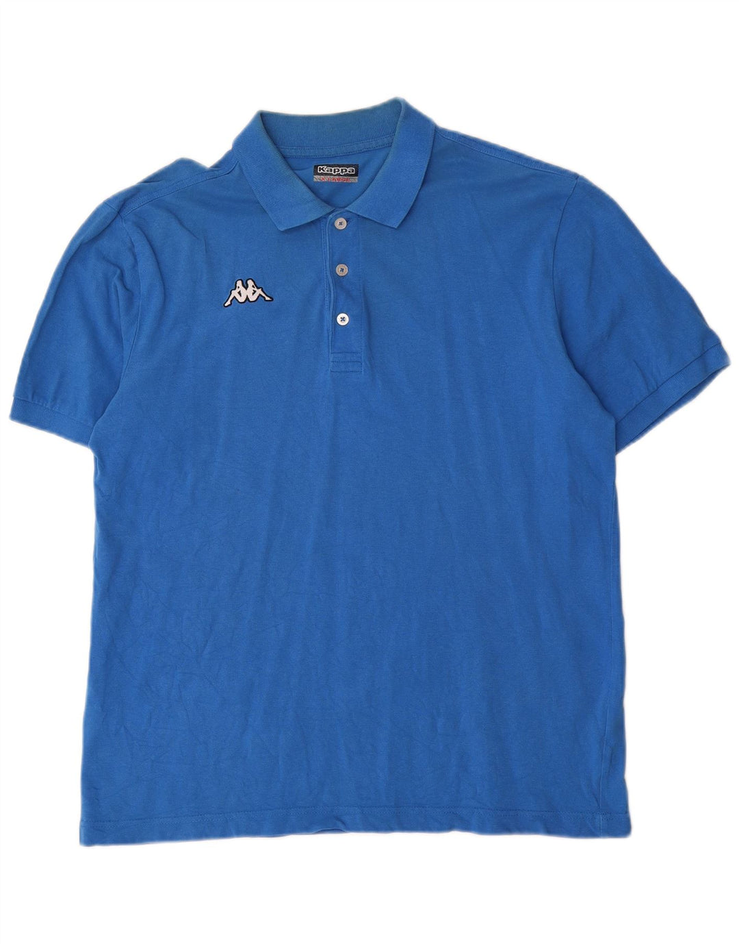 Camisa polo masculina KAPPA XL algodão azul