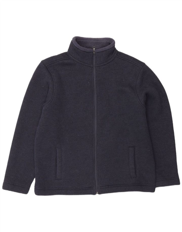 Jaqueta bomber masculina Marks & Spencer UK 42 XL azul marinho poliéster