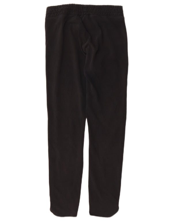 Calça de treino feminina Nike UK 12 médio preto colorblock algodão