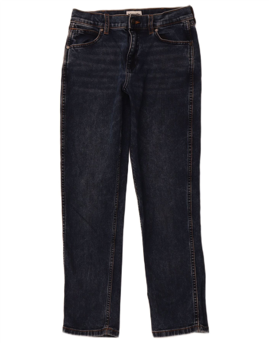 WRANGLER Meninas Greensboro Straight Jeans 12-13 anos W26 L27 Azul marinho
