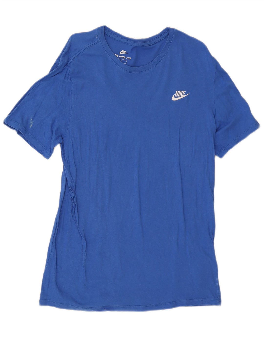 Camiseta masculina Nike Athletic Cut Top grande algodão azul