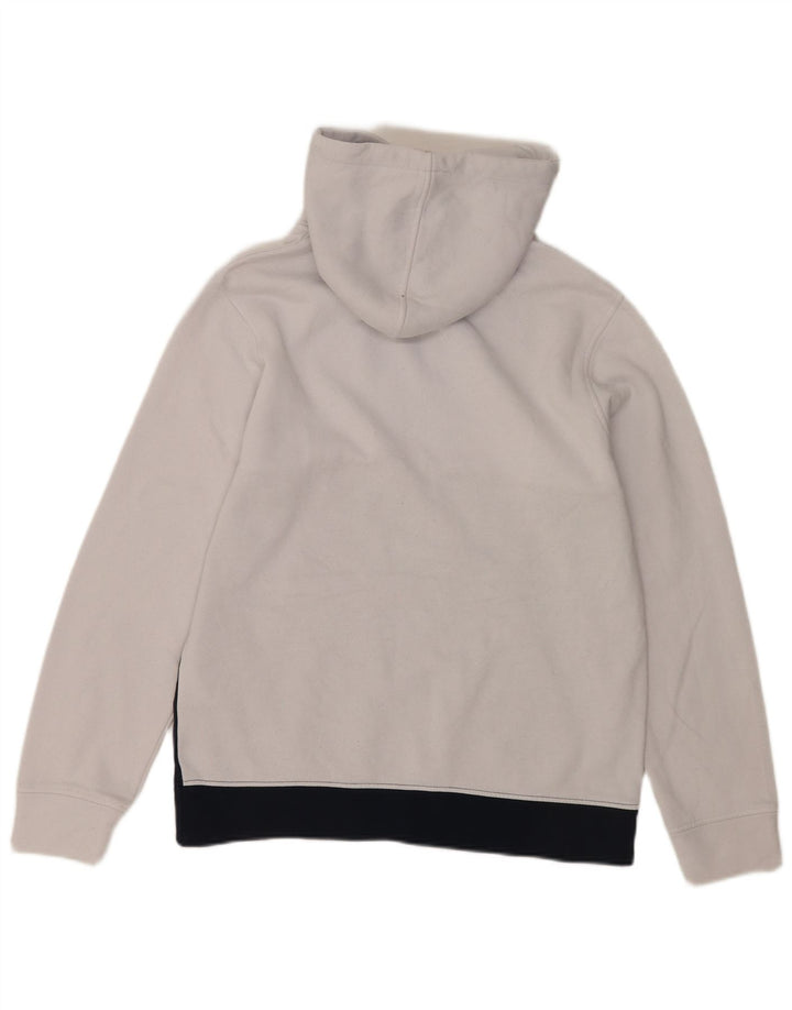 Suéter com capuz gráfico masculino JACK & JONES grande poliéster colorido branco