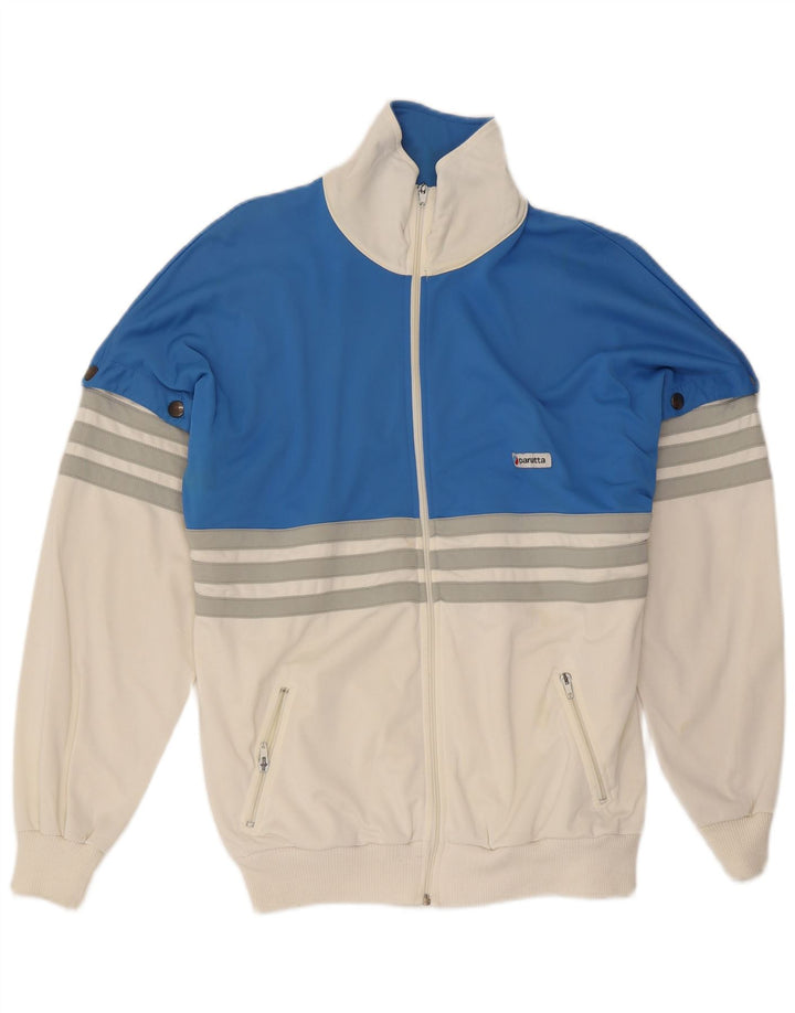 Panatta Jaqueta masculina de agasalho IT 54 XL azul Colourblock poliamida