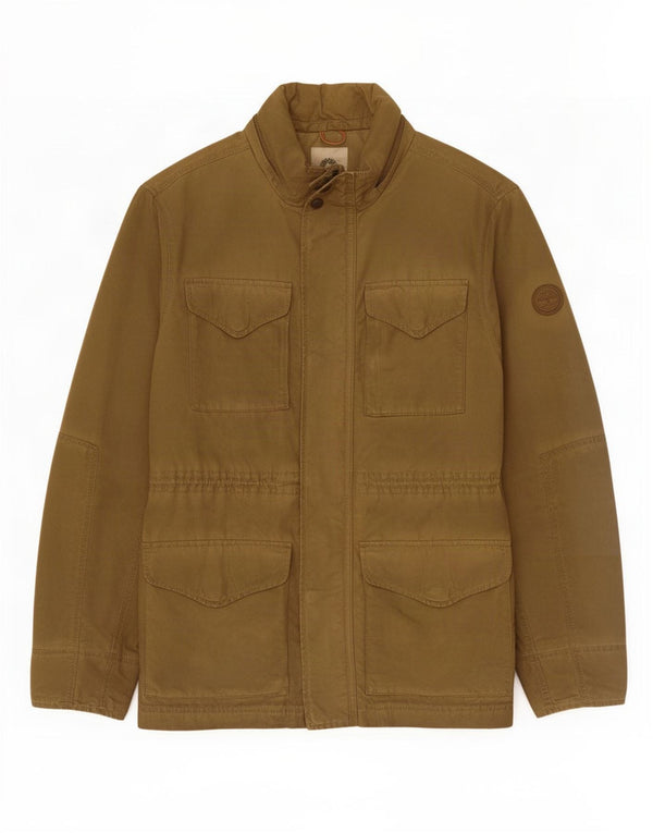 Jaqueta utilitária masculina Timberland UK 38 algodão bege médio