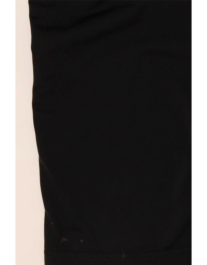 Calça de treino masculina Adidas UK 40/42 médio preto colorblock poliéster
