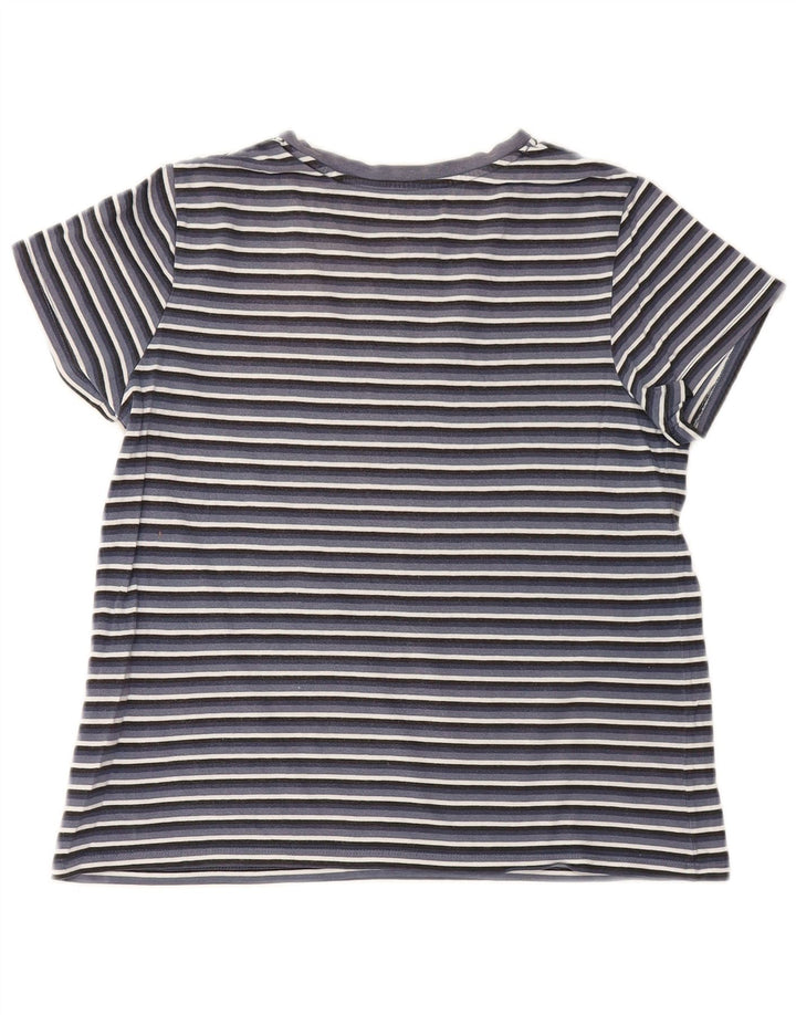 Camiseta feminina Levi's Top UK 12 médio listrado azul marinho