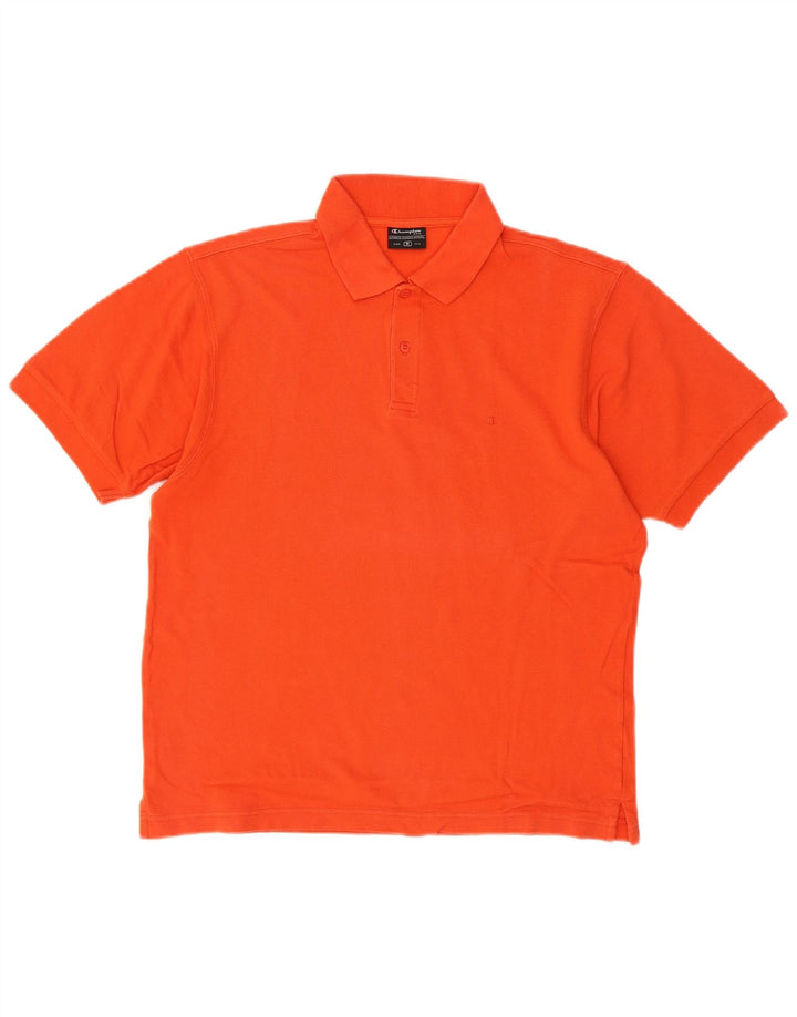 Camisa polo masculina CHAMPION algodão laranja médio