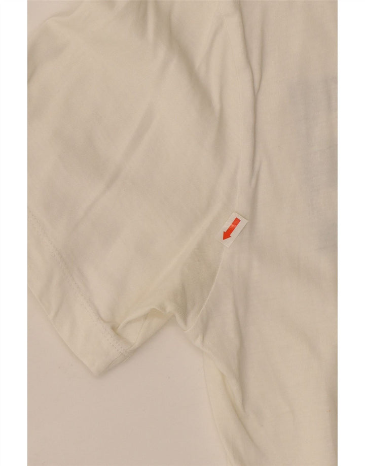 Camiseta Nike masculina gráfica top pequeno algodão branco