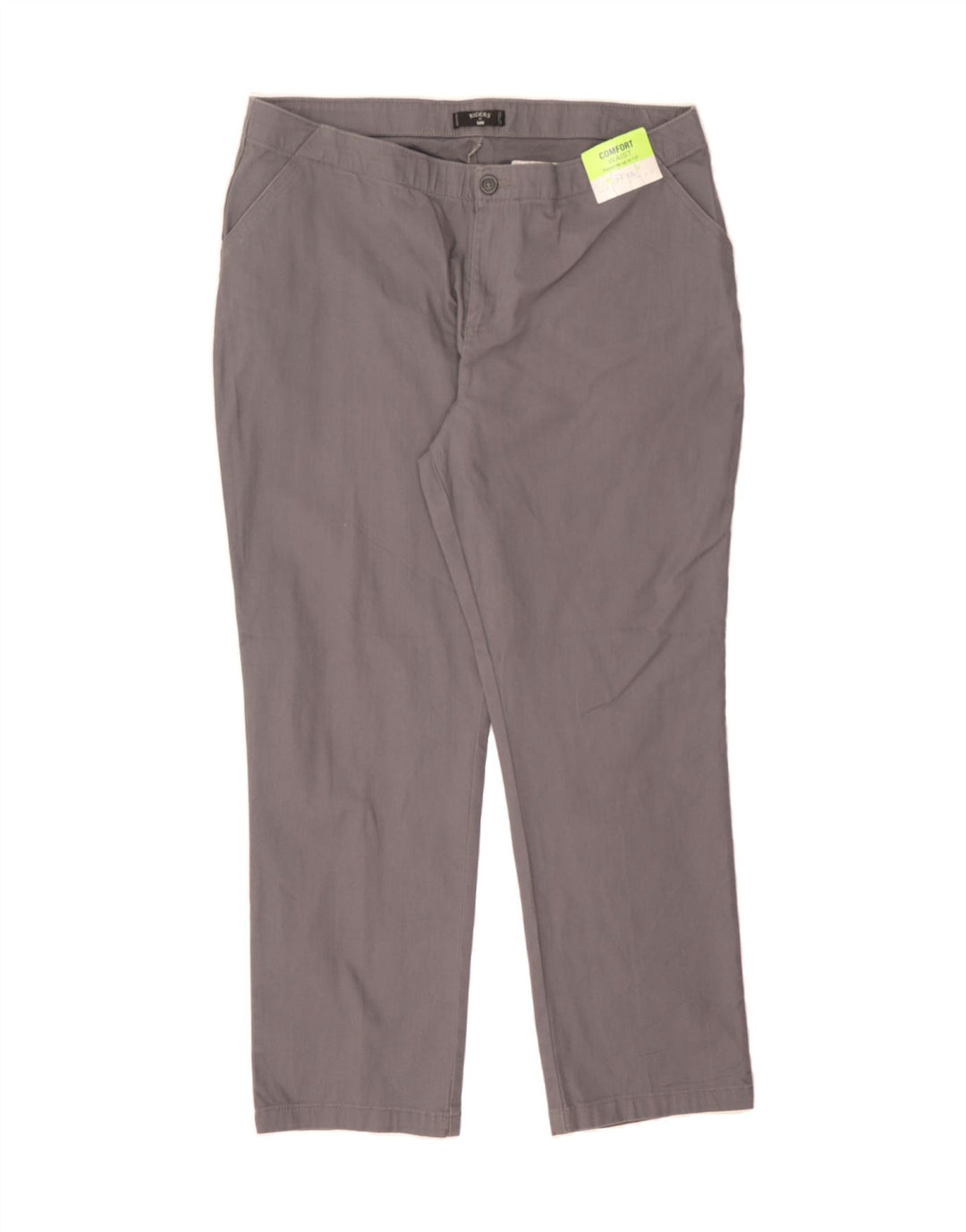 LEE Womens Straight Chino Trousers US 18 2XL W38 L31 Grey Cotton Vintage Lee and Second-Hand Lee from Messina Hembry 
