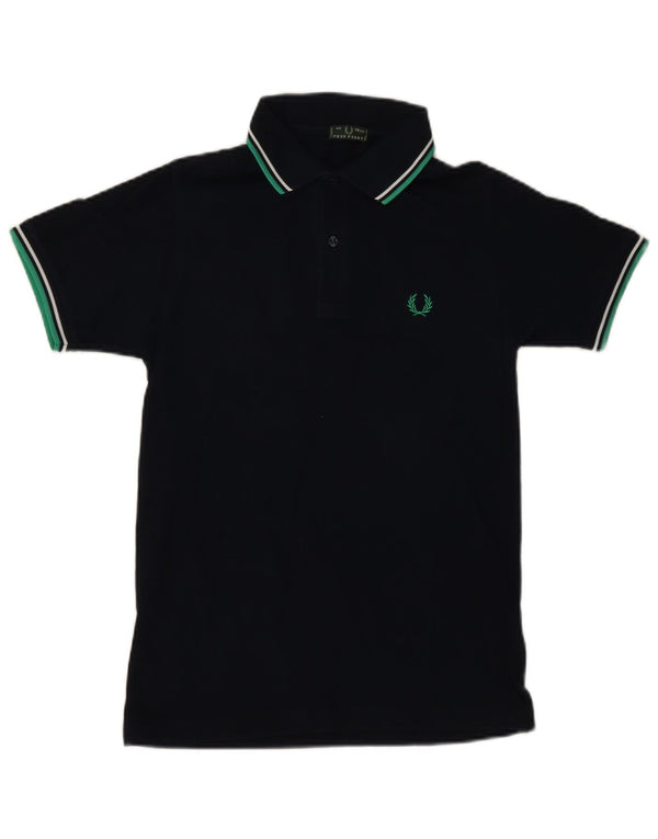 Polo Fred Perry Menino 13-14 Anos Azul Marinho Algodão