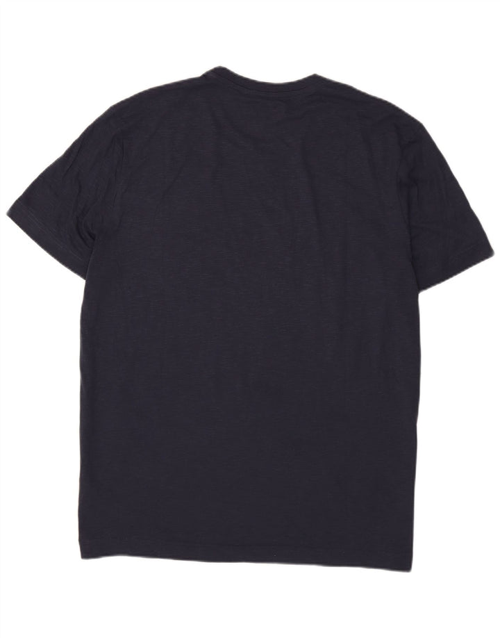 Camiseta gráfica masculina Lotto Top 3XL poliéster azul marinho
