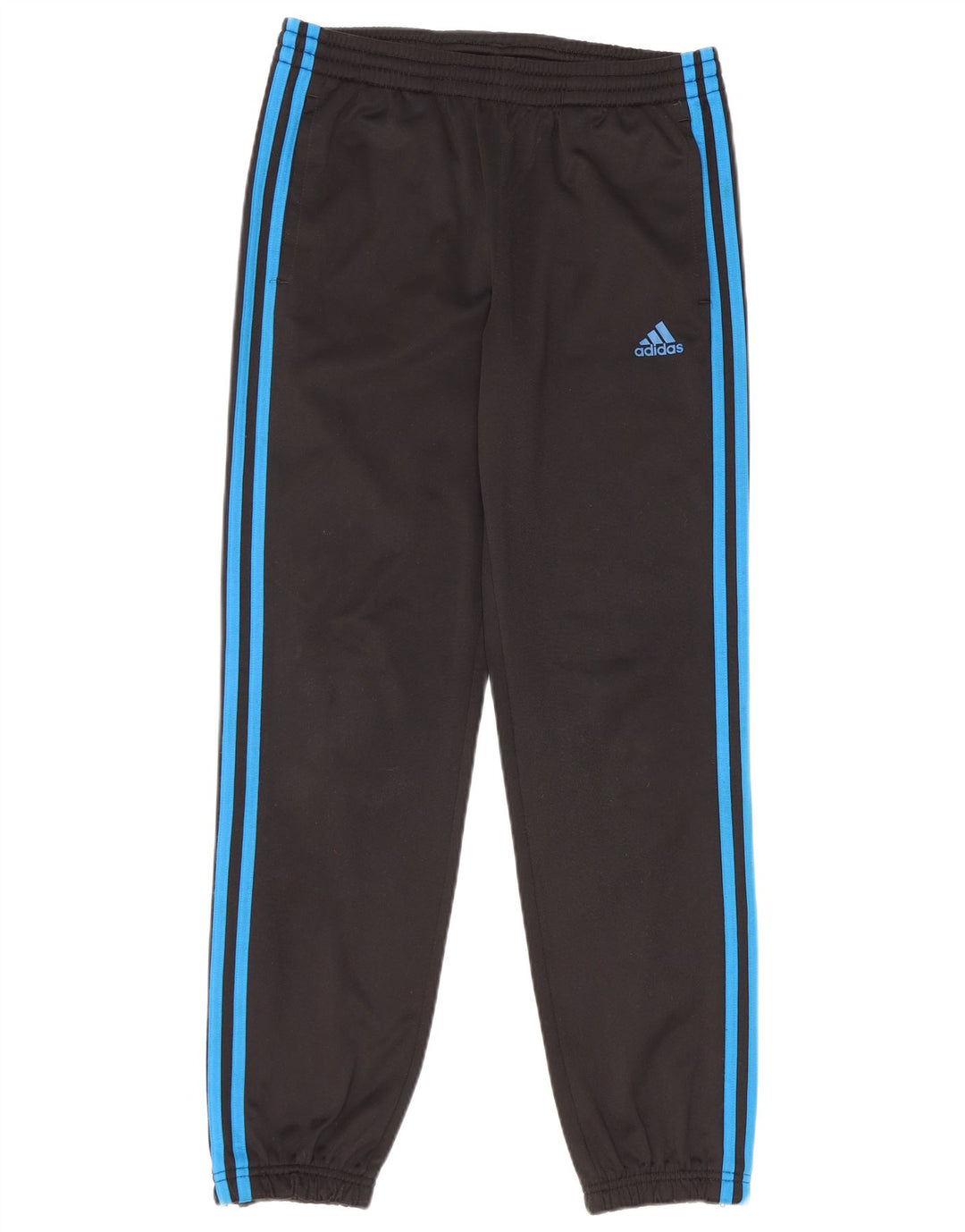 Adidas meninos calças de treino joggers 13-14 anos preto poliéster