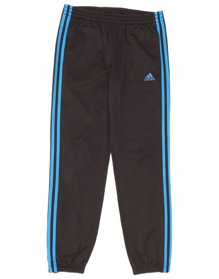 Adidas meninos calças de treino joggers 13-14 anos preto poliéster