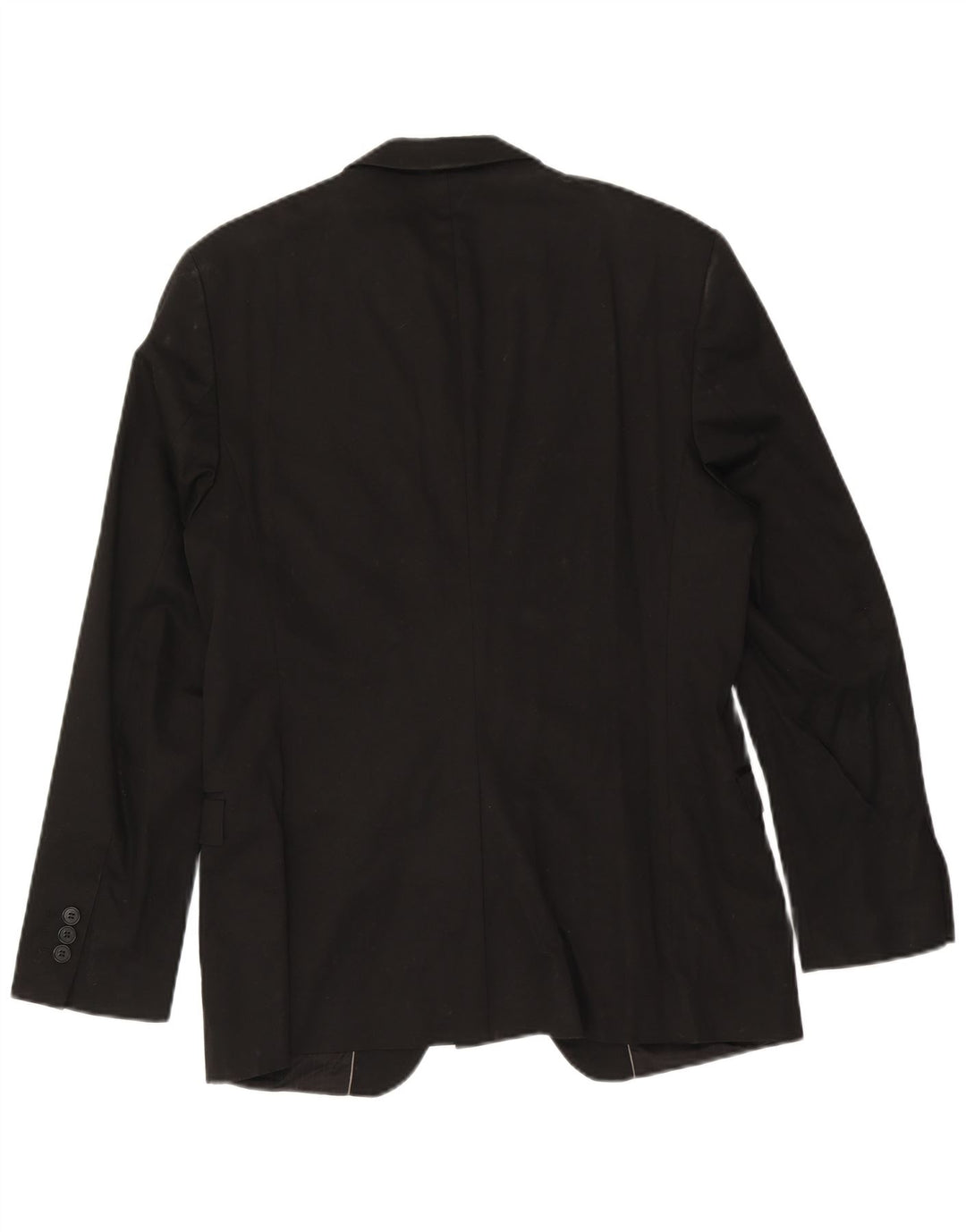 Jaqueta blazer masculina Zara com 1 botão EU 50 algodão preto médio