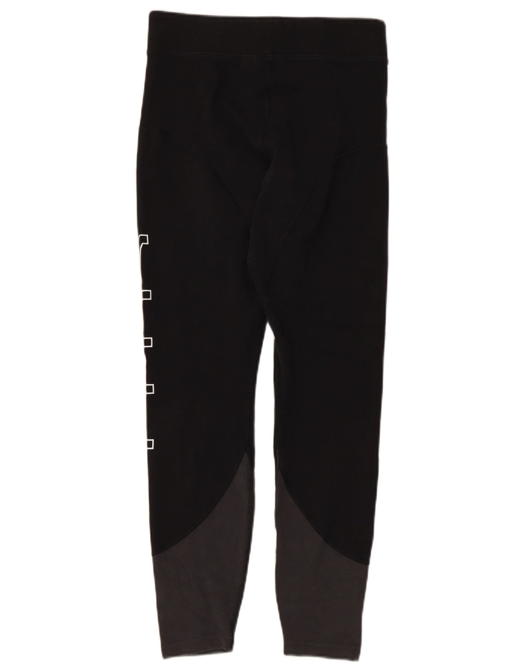 Leggings Nike Femininas Graphic UK 12 Médio Preto Colorblock Algodão