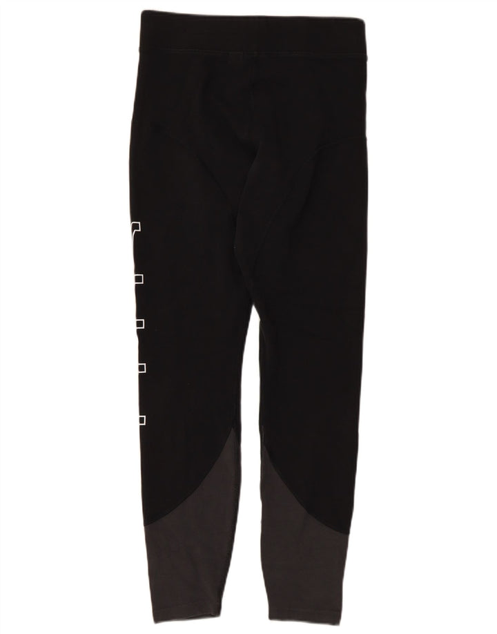 Leggings Nike Femininas Graphic UK 12 Médio Preto Colorblock Algodão