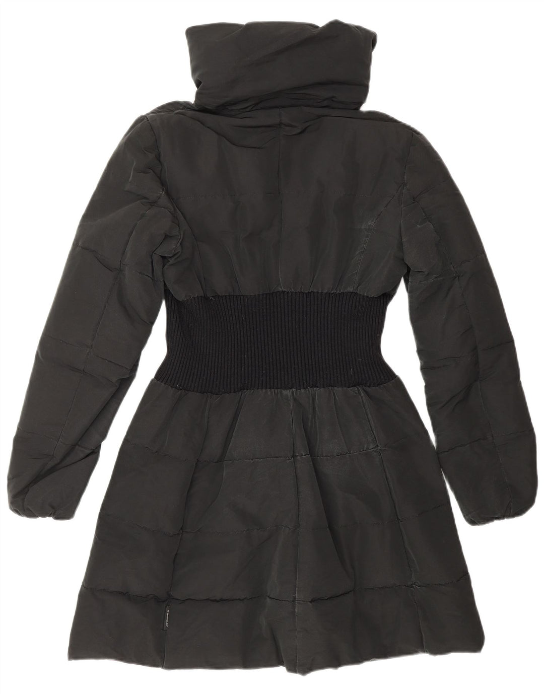 Casaco acolchoado feminino MONCLER tamanho 1 pequeno poliéster preto inverno