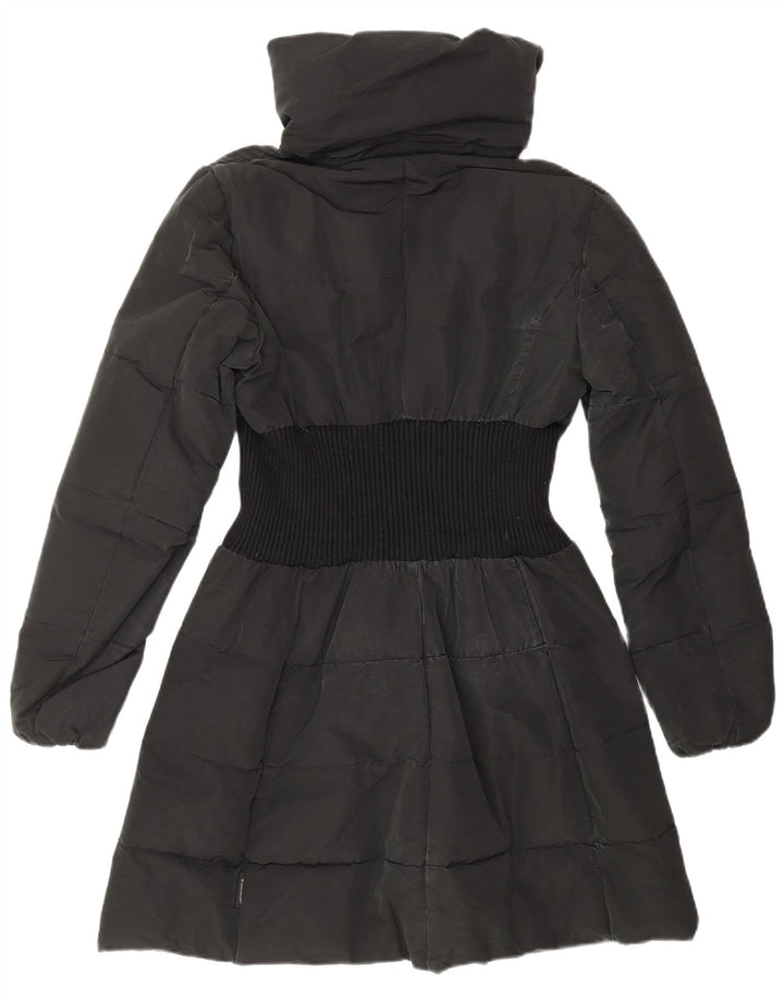 Casaco acolchoado feminino MONCLER tamanho 1 pequeno poliéster preto inverno