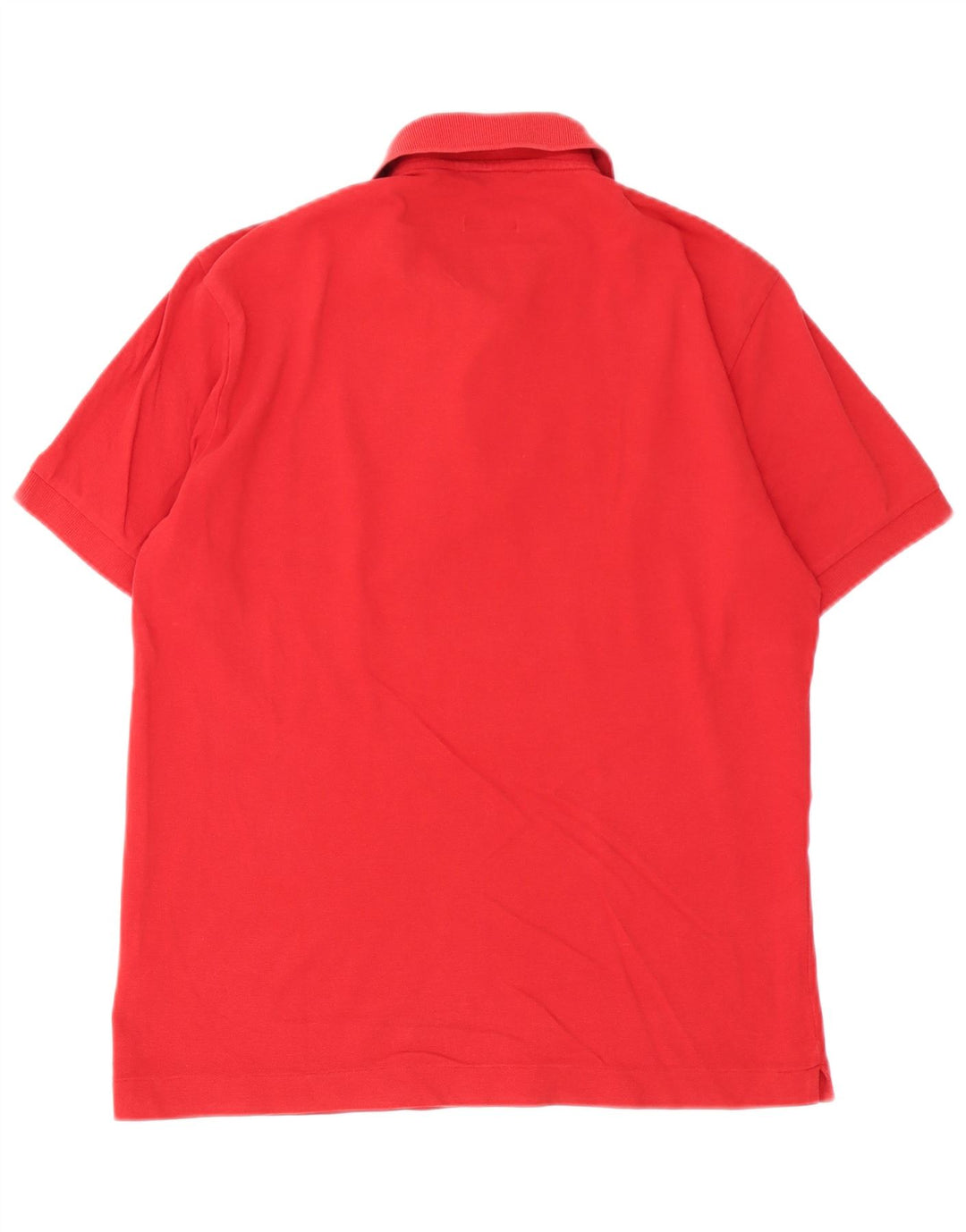 Camisa polo masculina Gas médio algodão vermelho