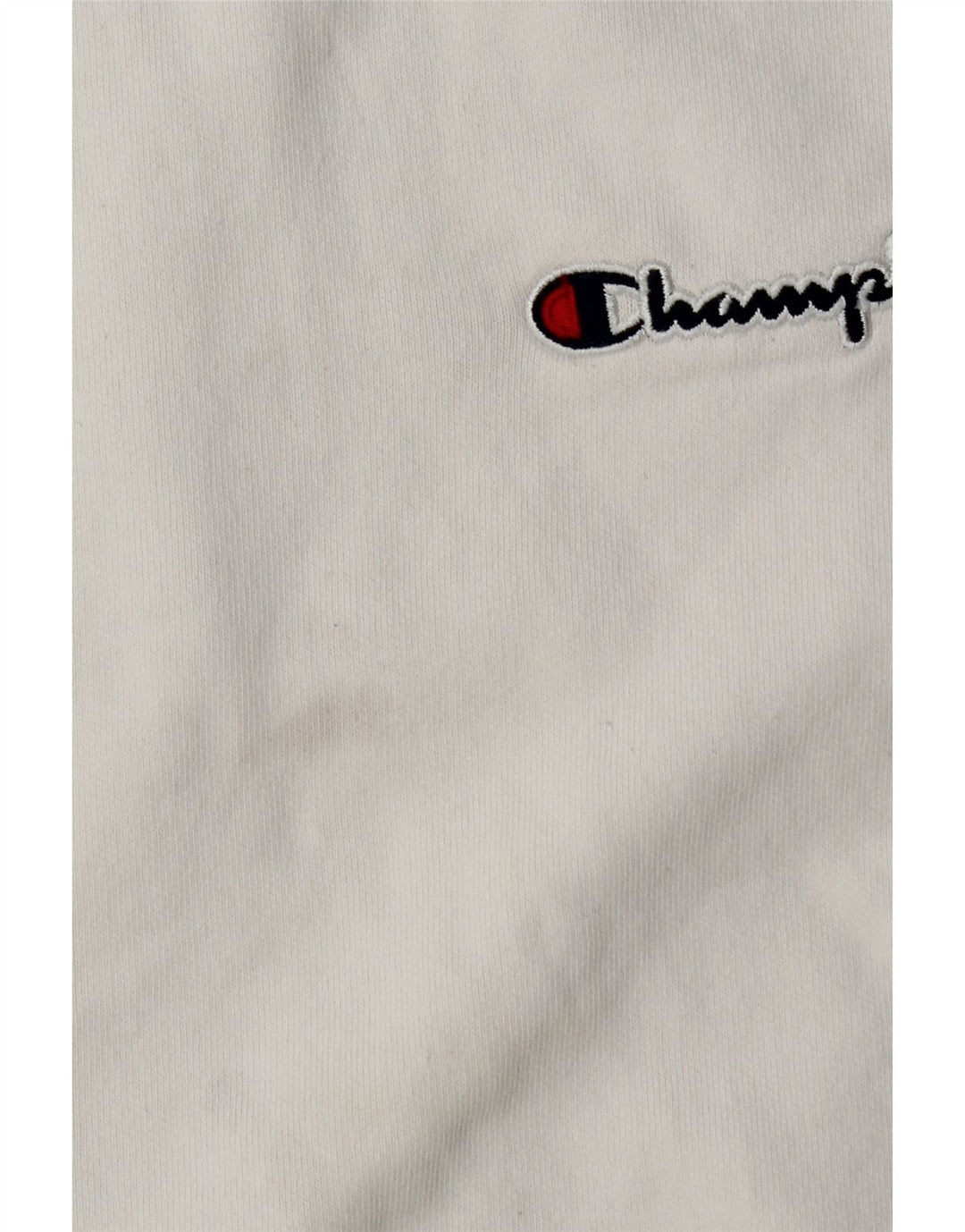 Champion feminino oversized moletom jumper UK 6 XS algodão branco