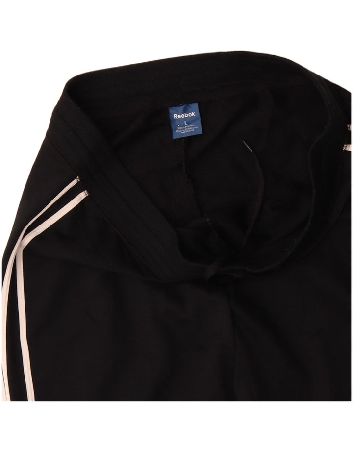 Calça de treino masculina REEBOK grande poliéster preto