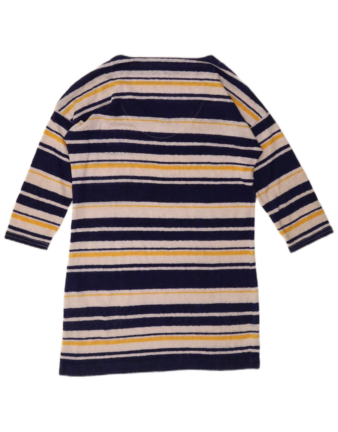 Vestido feminino Marks & Spencer manga 3/4 Reino Unido 10 pequeno multicolorido
