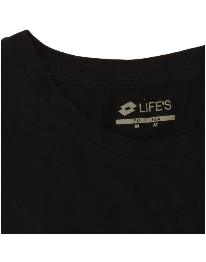 Camiseta masculina Lotto Top Médio Preto