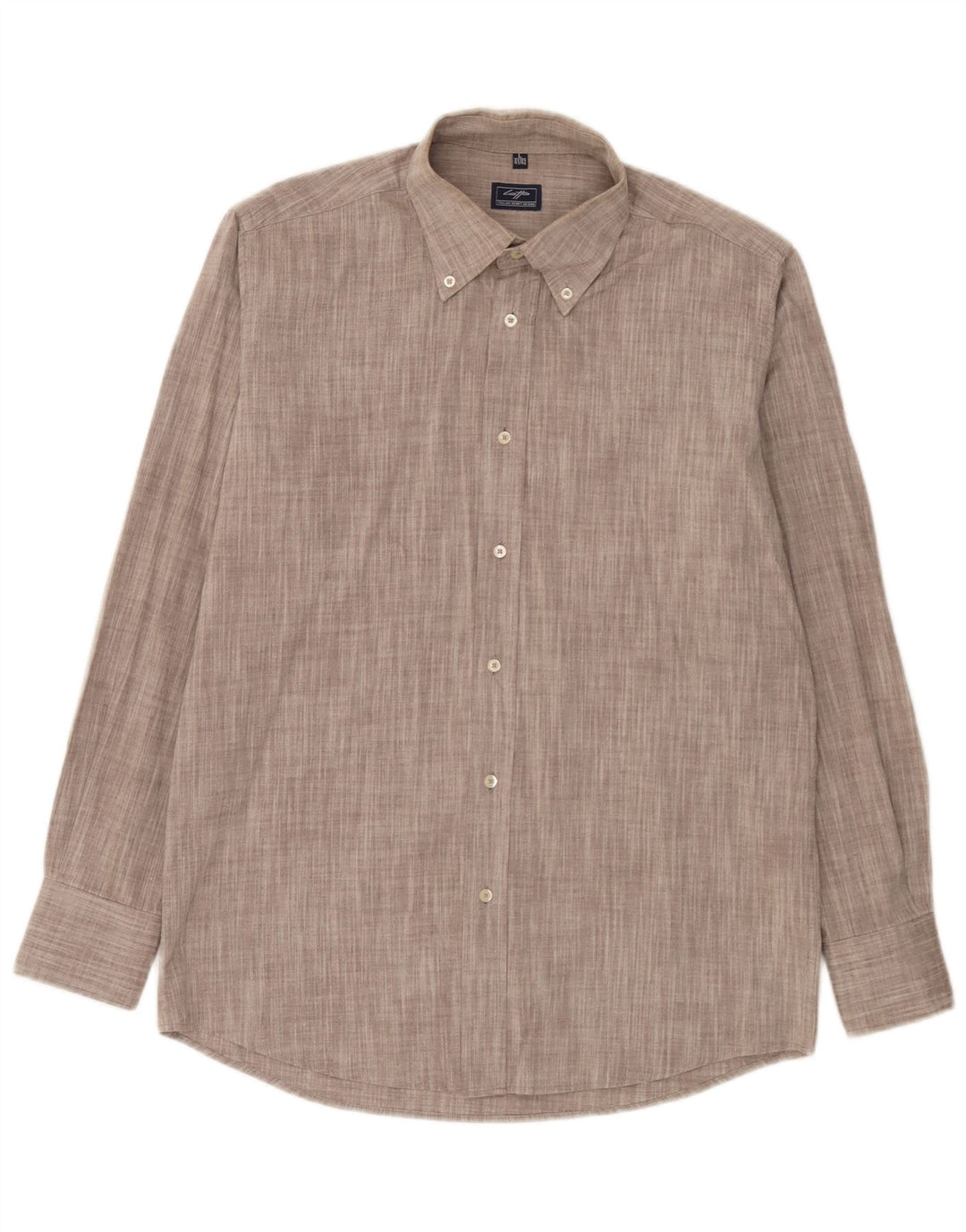 Camisa masculina Lotto tamanho 41/42 grande algodão manchado cinza