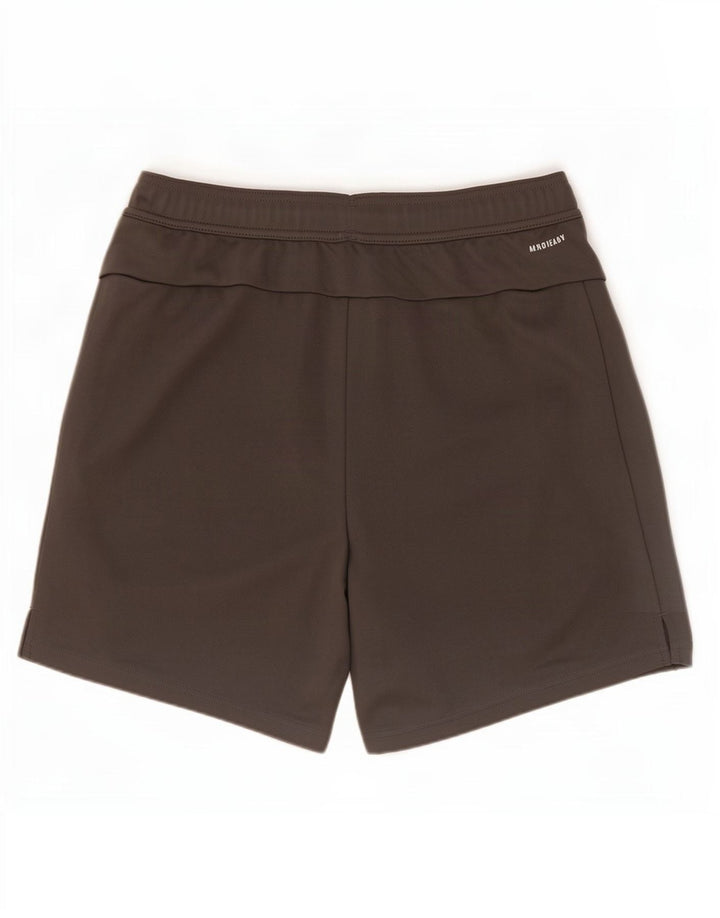 Shorts esportivos masculinos Adidas Aeroready Regular Fit cinza médio poliéster