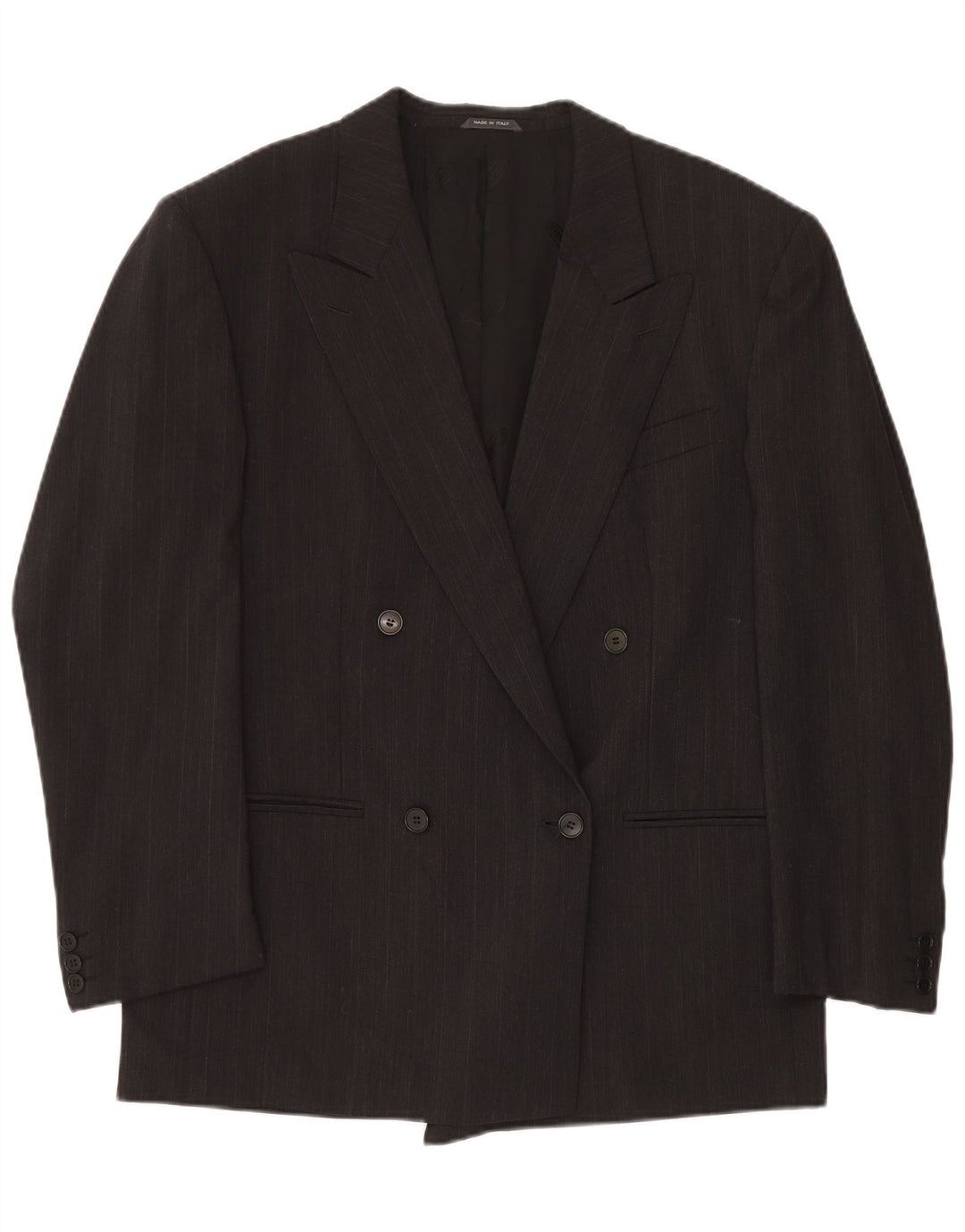 Jaqueta blazer masculina MISSONI Uomo com peito duplo IT 50 listras cinza grande