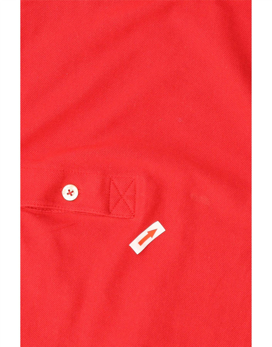 Camisa polo masculina Kappa grande listrada vermelha
