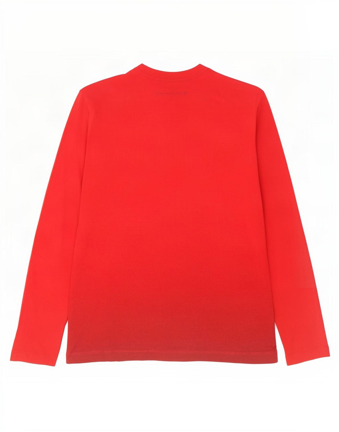 Calvin Klein Jeans masculino gráfico top manga comprida médio algodão vermelho