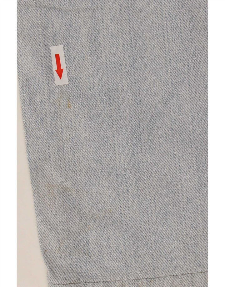 Lee Mens Straight Jeans W34 L30 Azul Algodão